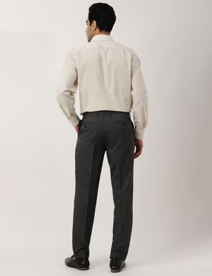 Crease Resistant With Active Waist Slim Fit Trouser