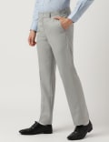 Plain Regular Fit Trousers