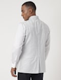 Tailored-Fit Textured Sleeveless Waistcoat