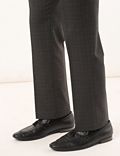 Crease Resistant Micro Check Trousers