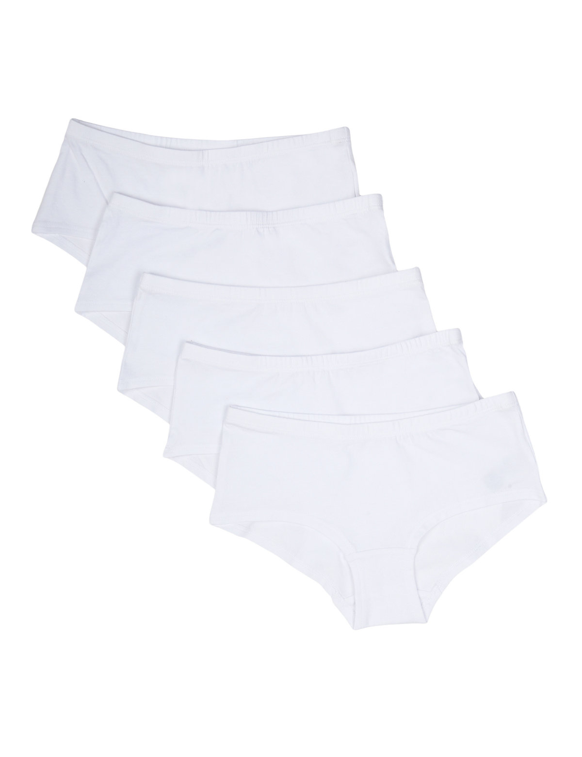 5 Pack Plain Cotton Mix Shorts