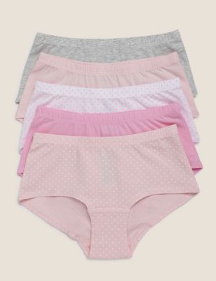 Pack of 5 Cotton Mix Seamless Knickers
