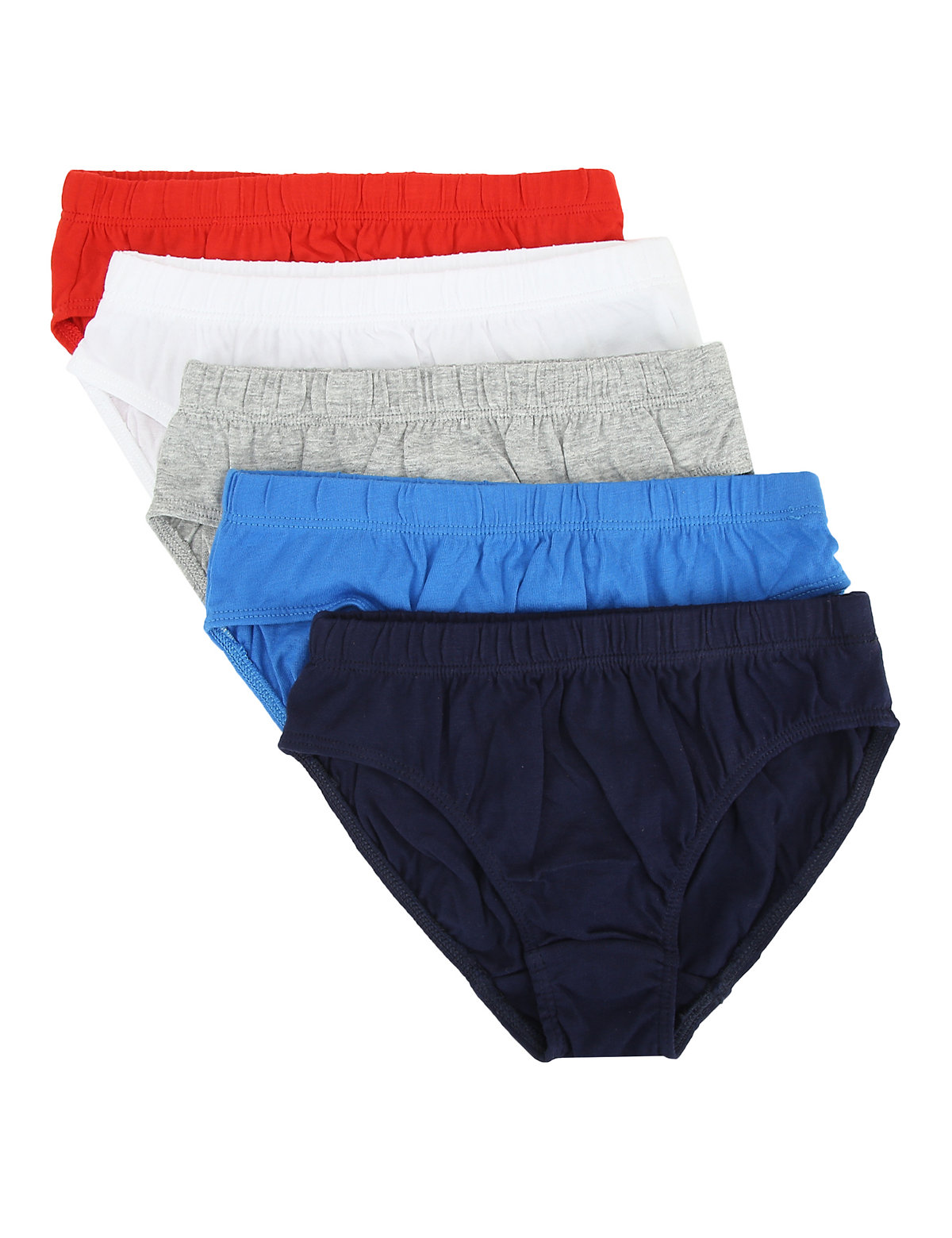 5 Pack Pure Cotton Skinny Fit Brief