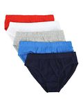 5 Pack Pure Cotton Skinny Fit Brief