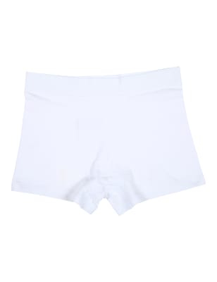 5P Plain Trunks White (2-16 Yrs)