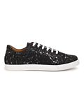 Pure Leather Lace Up Printed Sneakers