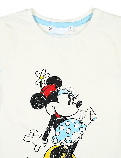 H Minnie Mouse Tee (2-7 Yrs)