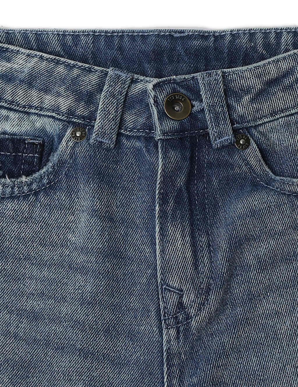 Relaxed Patchwork Denim Jean (6-16 Yrs) image 3