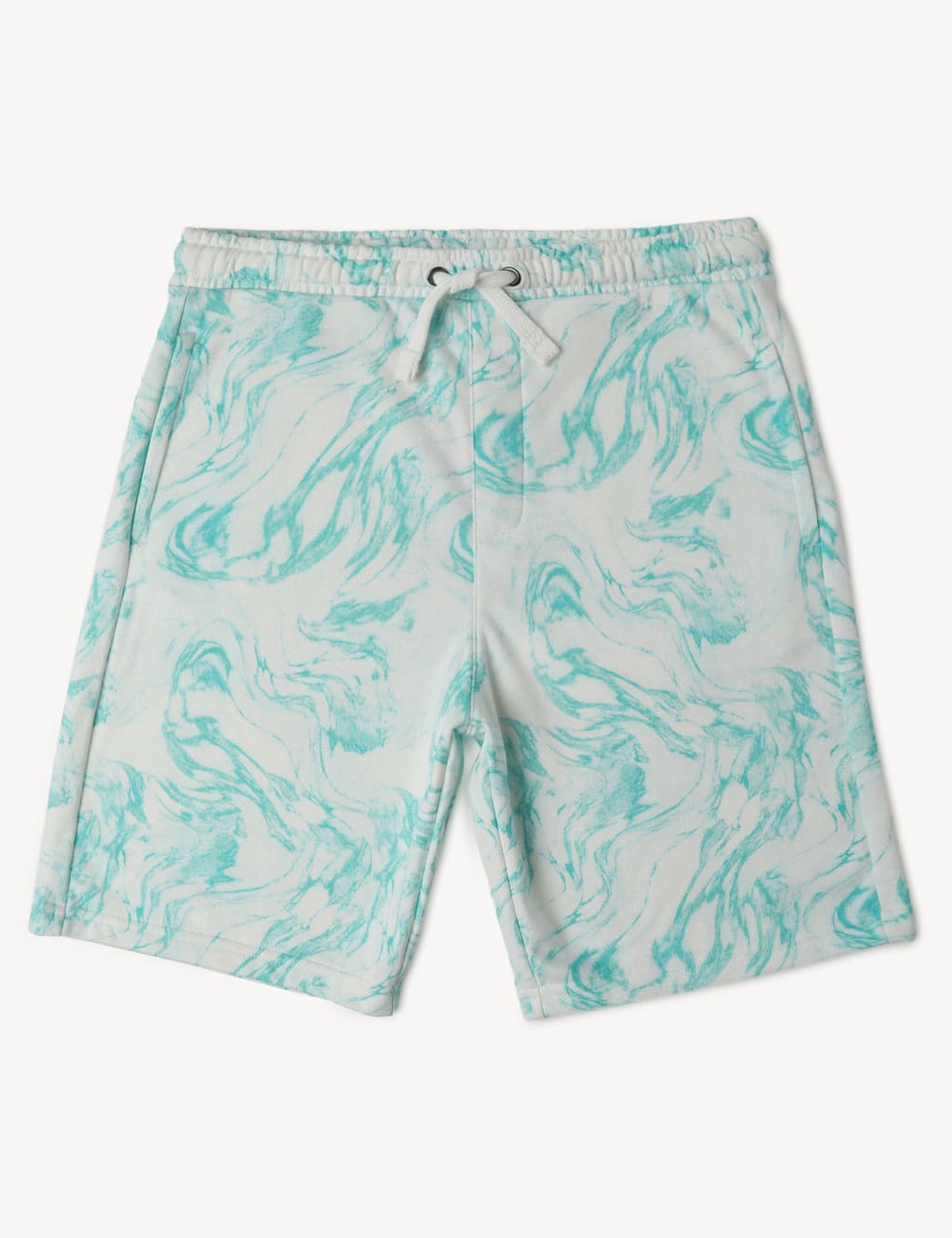 Cotton Rich Marble Print Shorts (6-6 Yrs) image 1