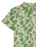 Pure Cotton Tropical Spread Collar Shirt