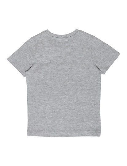 Cotton Mix Plain T-Shirt