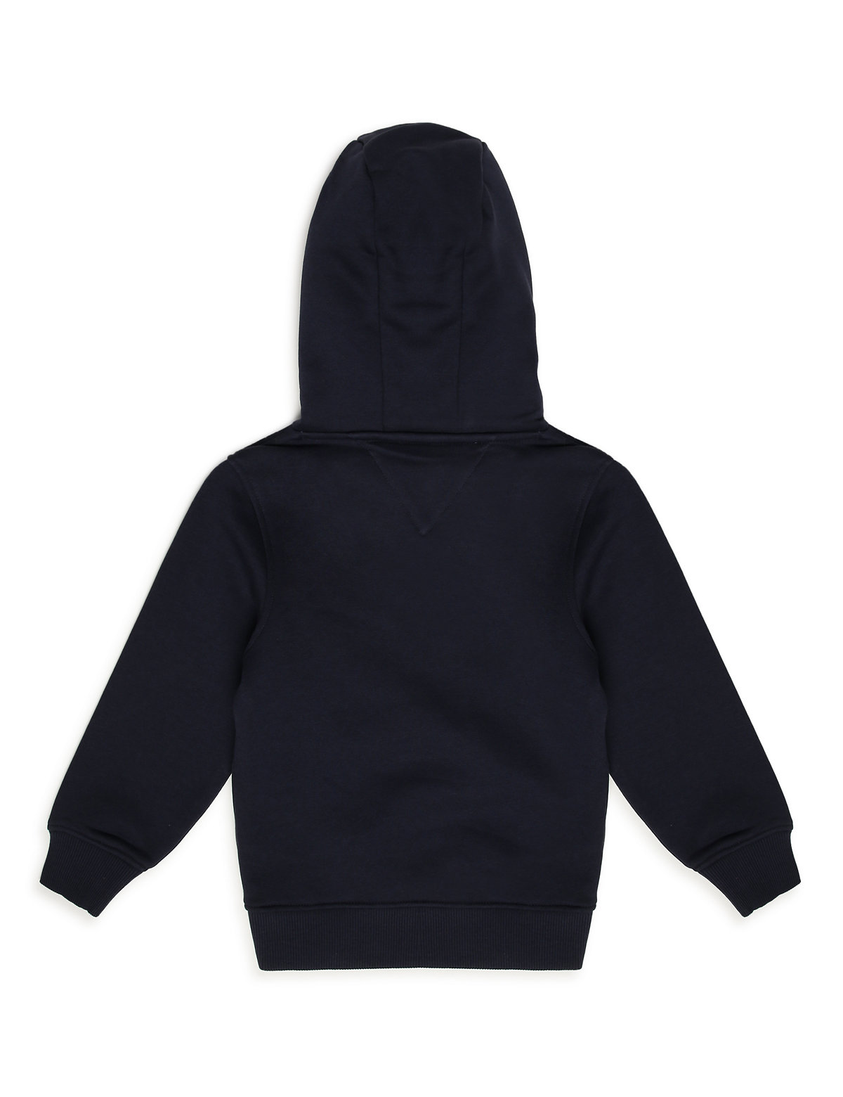 Cotton Mix Self Design Hooded Neck Hoodie