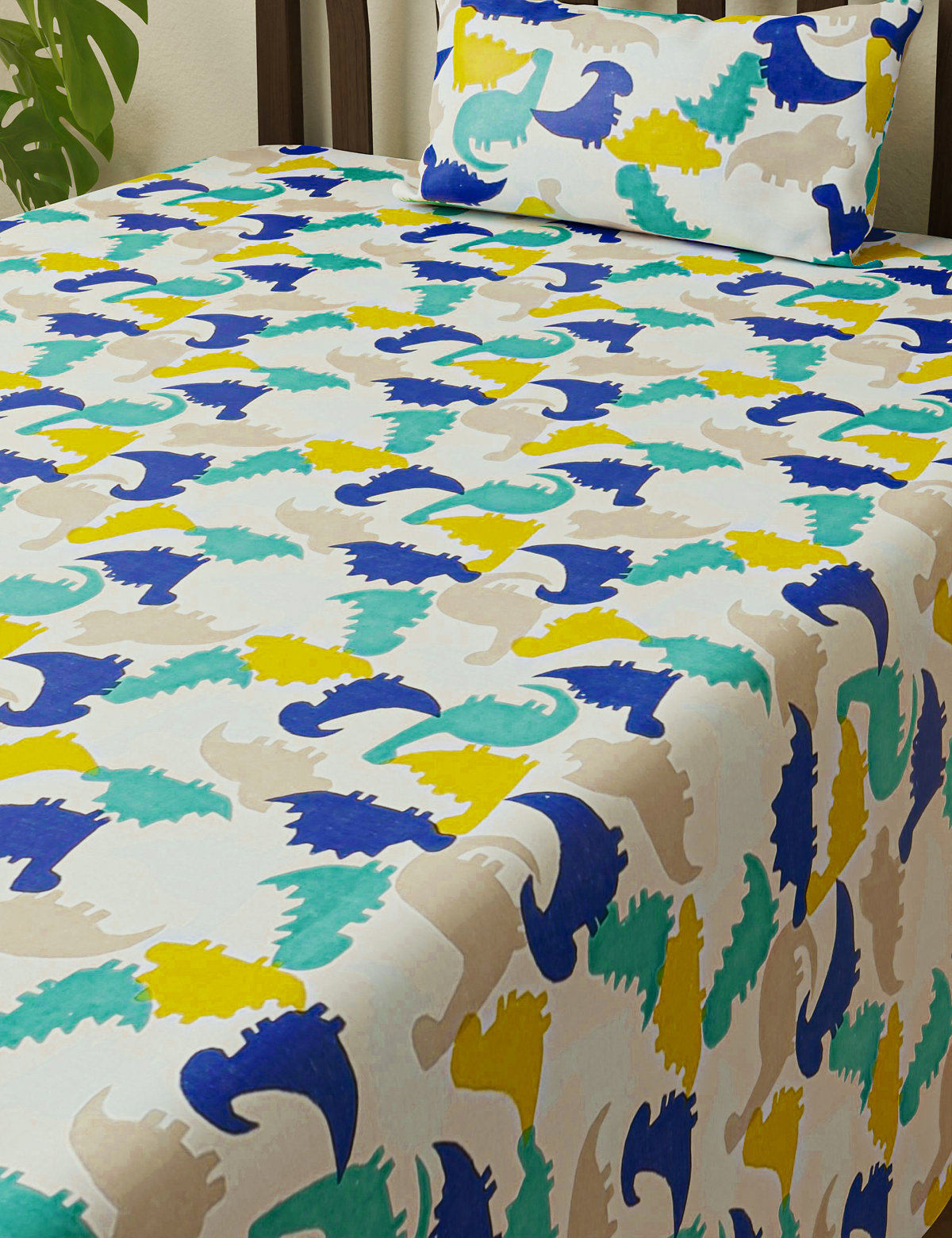 Cotton Mix Printed Single Bedsheet Set