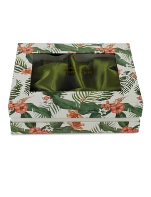 Tropical Print Gift Box