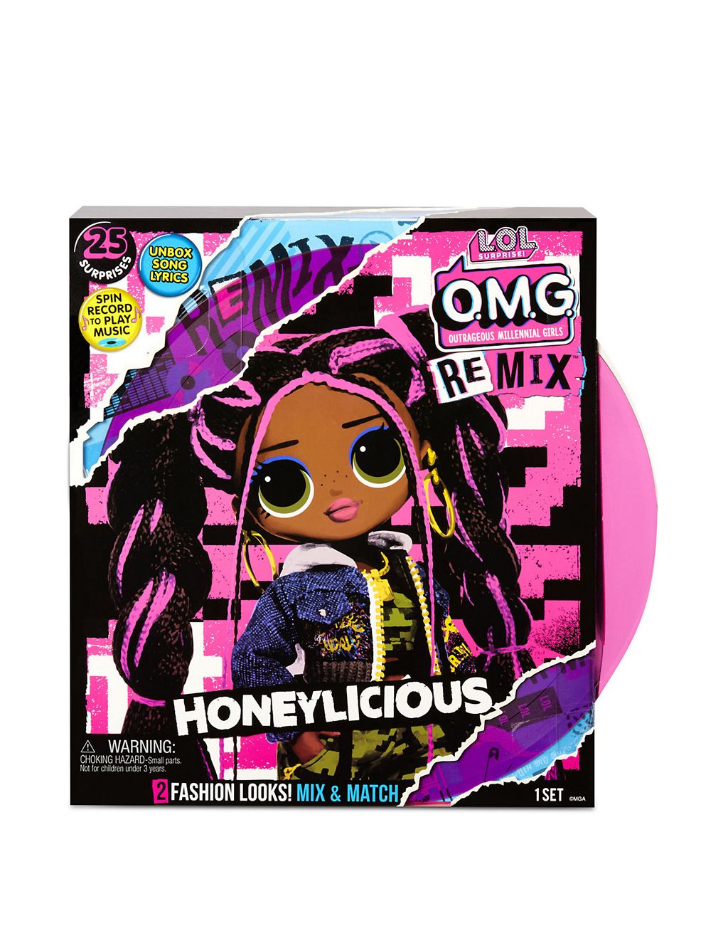OMG Remix Honeylicious Doll (4+ Yrs) 3 of 4