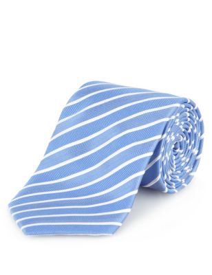 Official England FA Pure Silk Summer Striped Tie Image 1 of 2