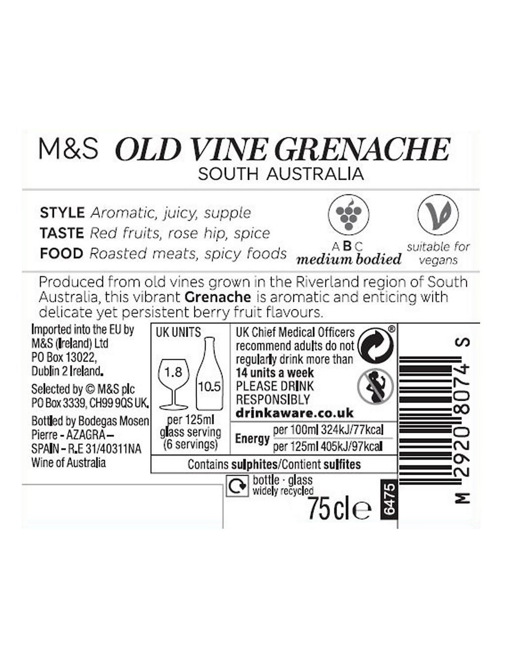 Old Vine Grenache - Case of 6 2 of 3