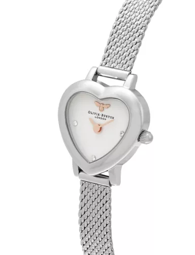 Olivia Burton Mini Heart Stainless Steel Quartz Watch 2 of 4