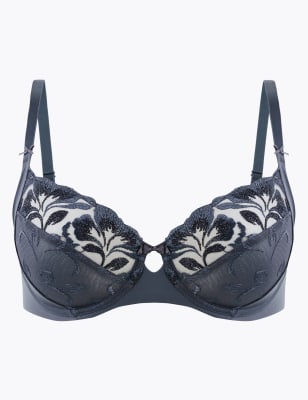 M&S Olivia Embroidered Non-Padded Full Cup Bra