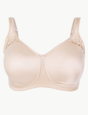 Olivia Embroidered Non-Padded Full Cup Bra B-G Image 2 of 3