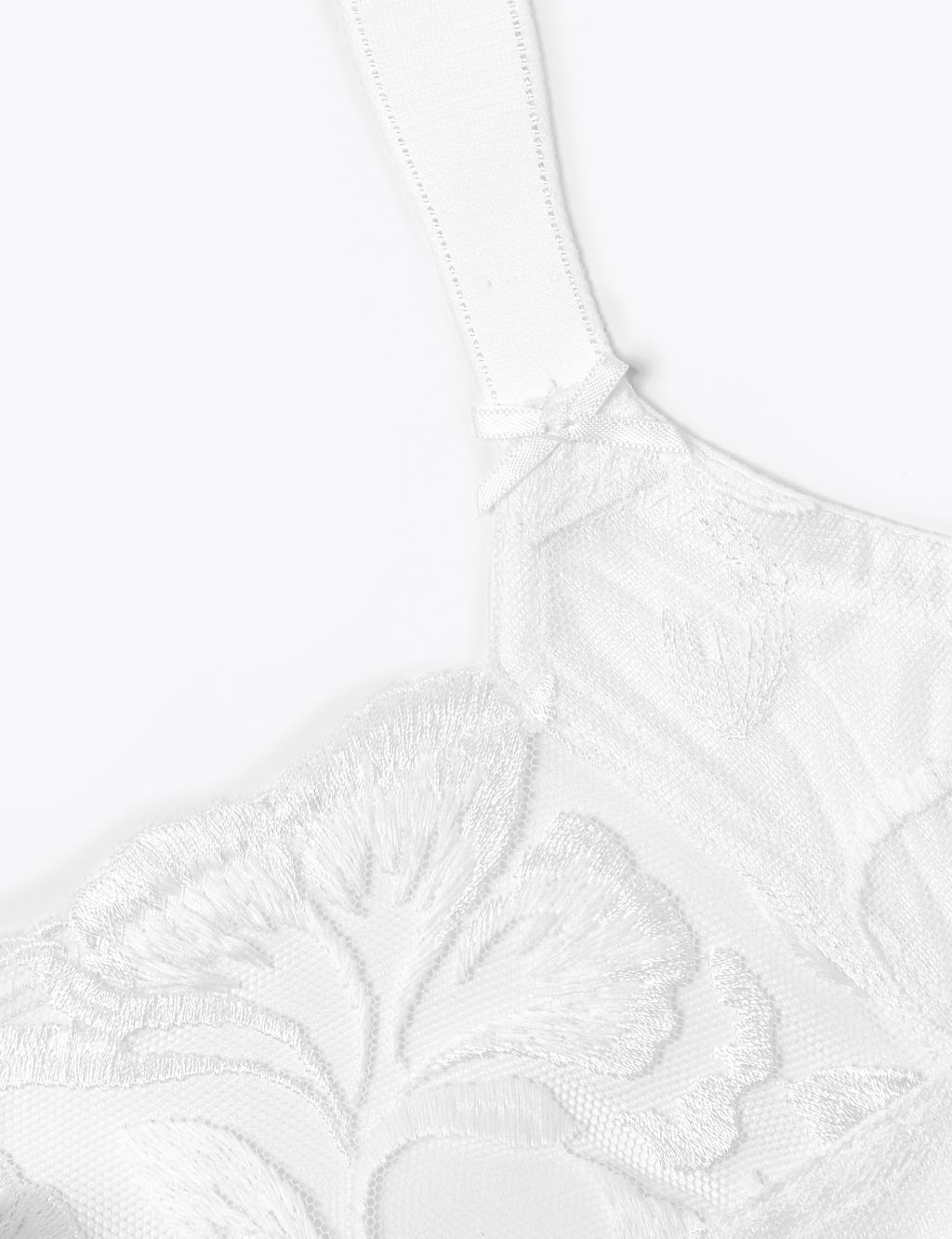 Olivia Embroidered Non-Padded Full Cup Bra DD-H | M&S Collection | M&S