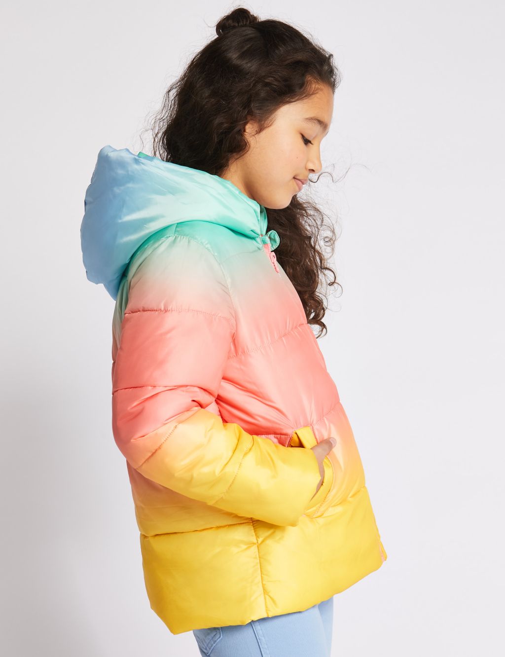 Ombre Padded Coat (3-16 Years) 4 of 5