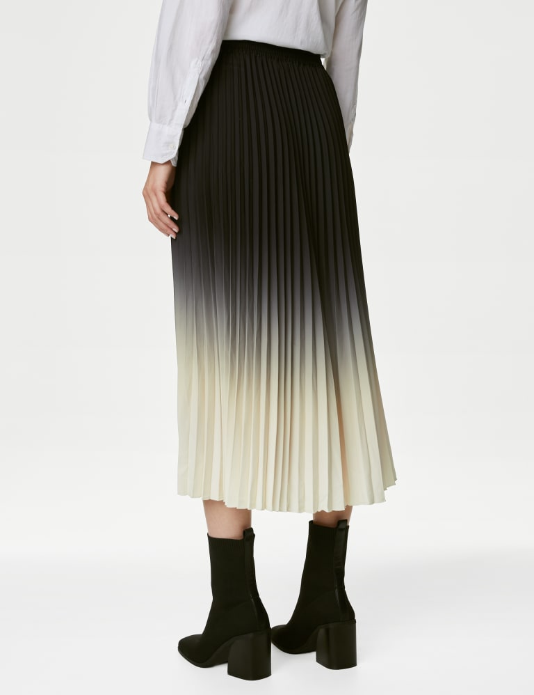 Black and white ombre skirt clearance
