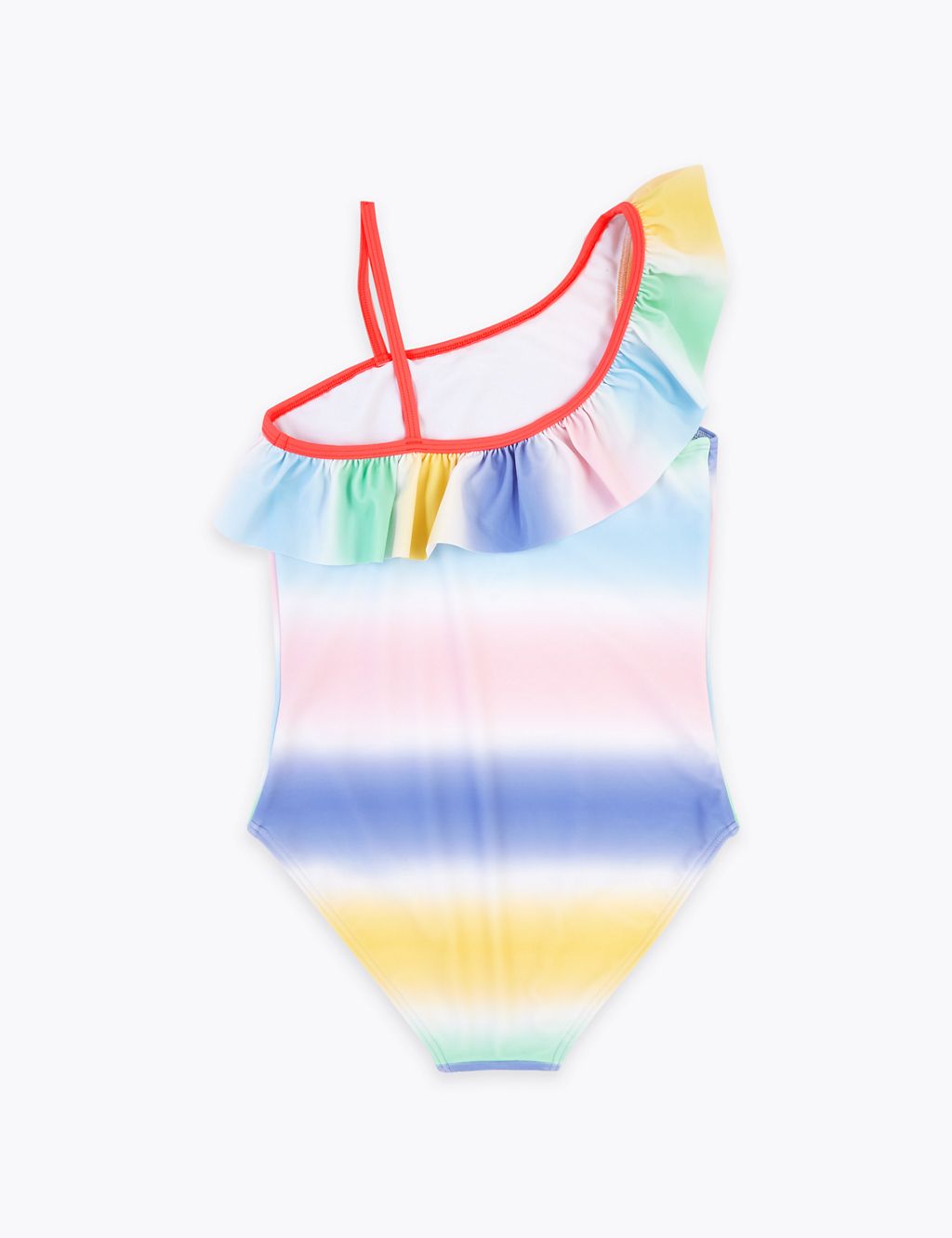 Ombre Stripe One Shoulder Swimsuit (6-16 Yrs) 2 of 3
