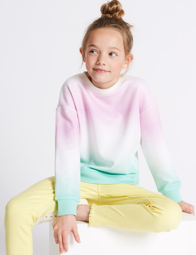 Ombre sweatshirt on sale