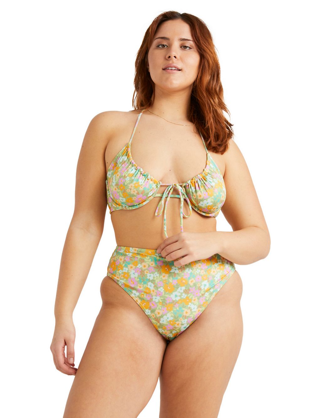 On The Bright Side Floral Wired Bikini Top 7 of 9