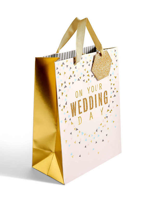 On Your Wedding Day Large Gift Bag Image 1 of 2
