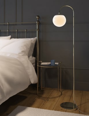 Opal Curved Floor Lamp Image 2 of 7