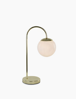 Opal Globe Table Lamp Image 2 of 5
