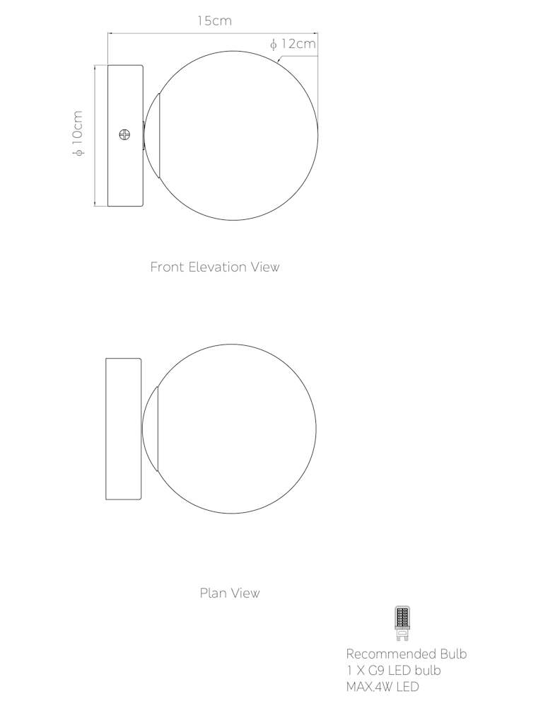 Opal Wall Light 7 of 8