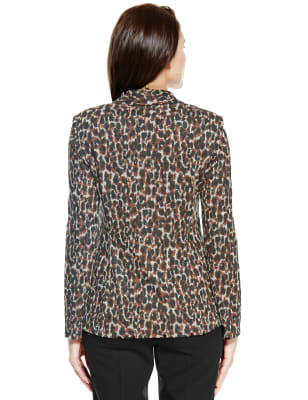 marks and spencer leopard print jacket