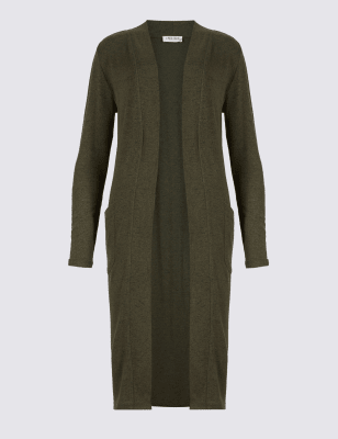 Open Front Longline Cardigan Image 2 of 3
