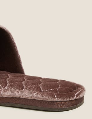 Marks and spencer open toe slippers hot sale