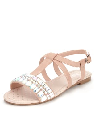 Jewel discount embellished sandals