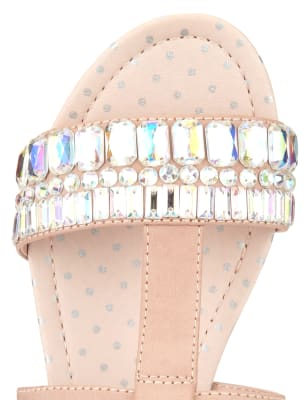 Bling jewel embellished discount sandals