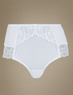 Ophelia Embroidered Thong with Cool Comfort™ Technology Image 2 of 4