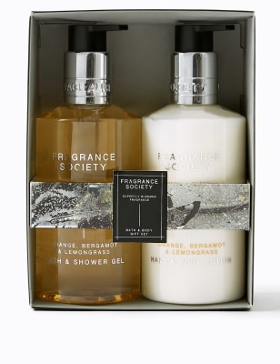 Orange, Bergamot & Lemongrass Gift Set Fragrance Society M&S