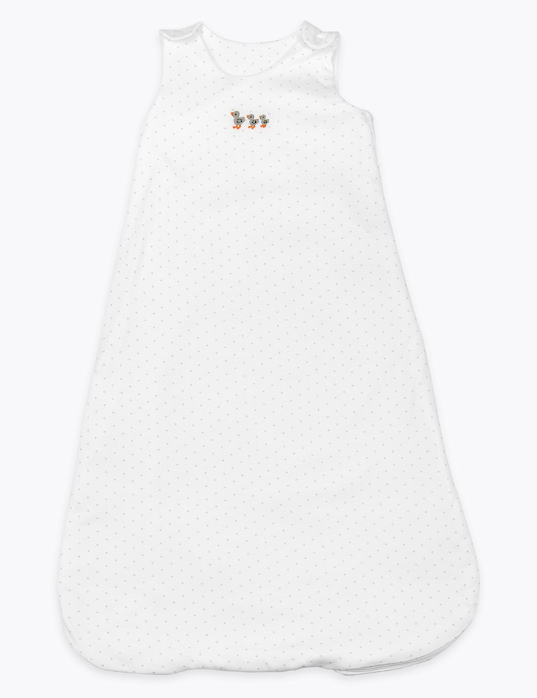Organic Cotton 1.5 Tog Duck Sleeping Bag M&S