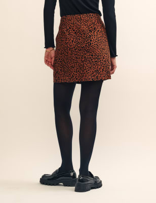 Animal print outlet skirt m&s