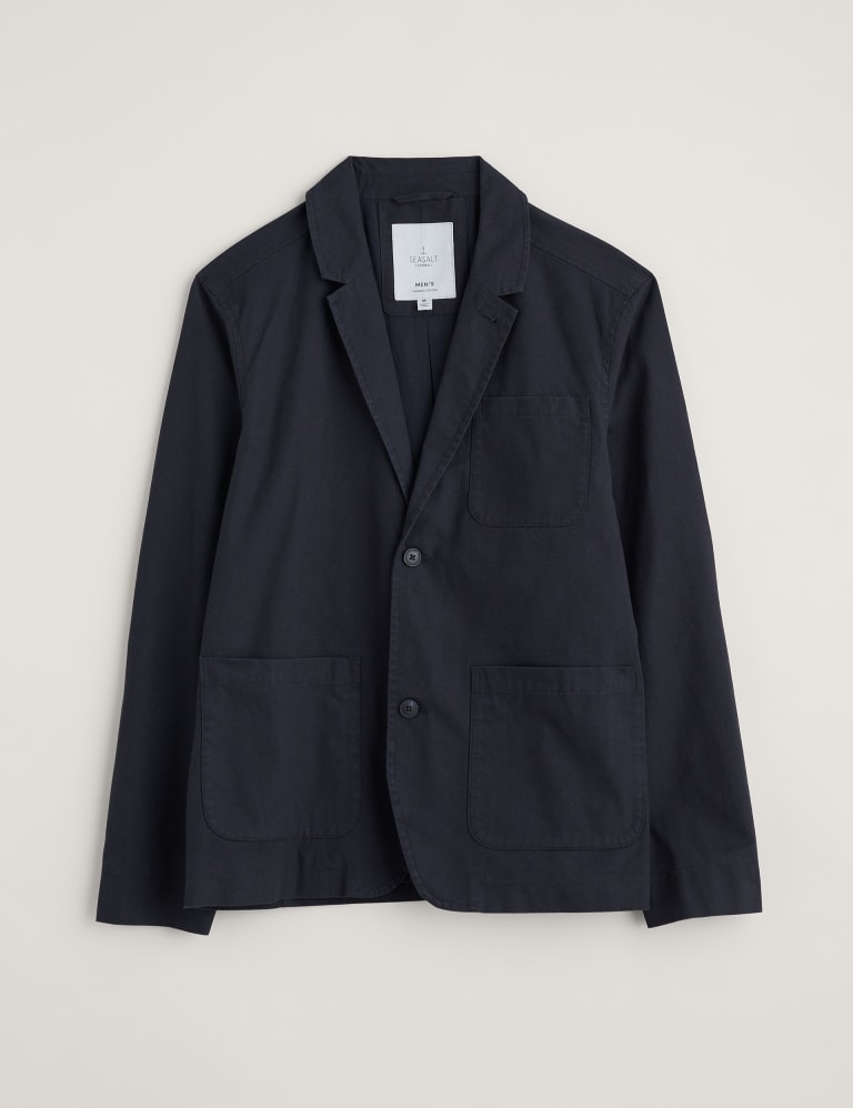 Organic cotton blazer deals