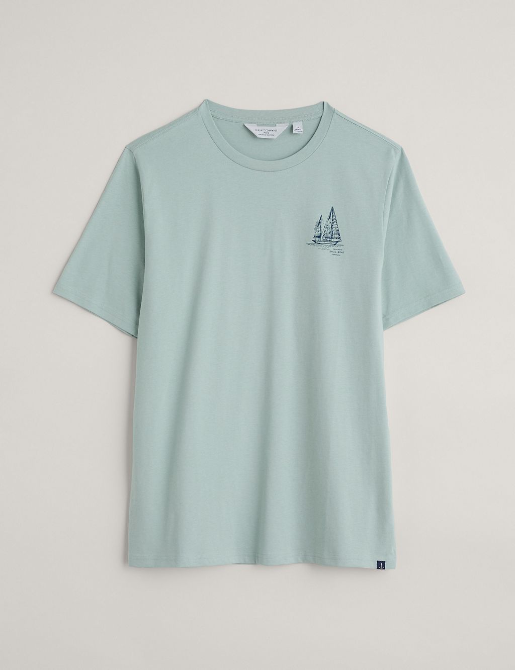 Organic Cotton Boat Graphic T-Shirt 1 of 5