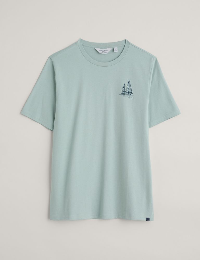 Organic Cotton Boat Graphic T-Shirt 2 of 5