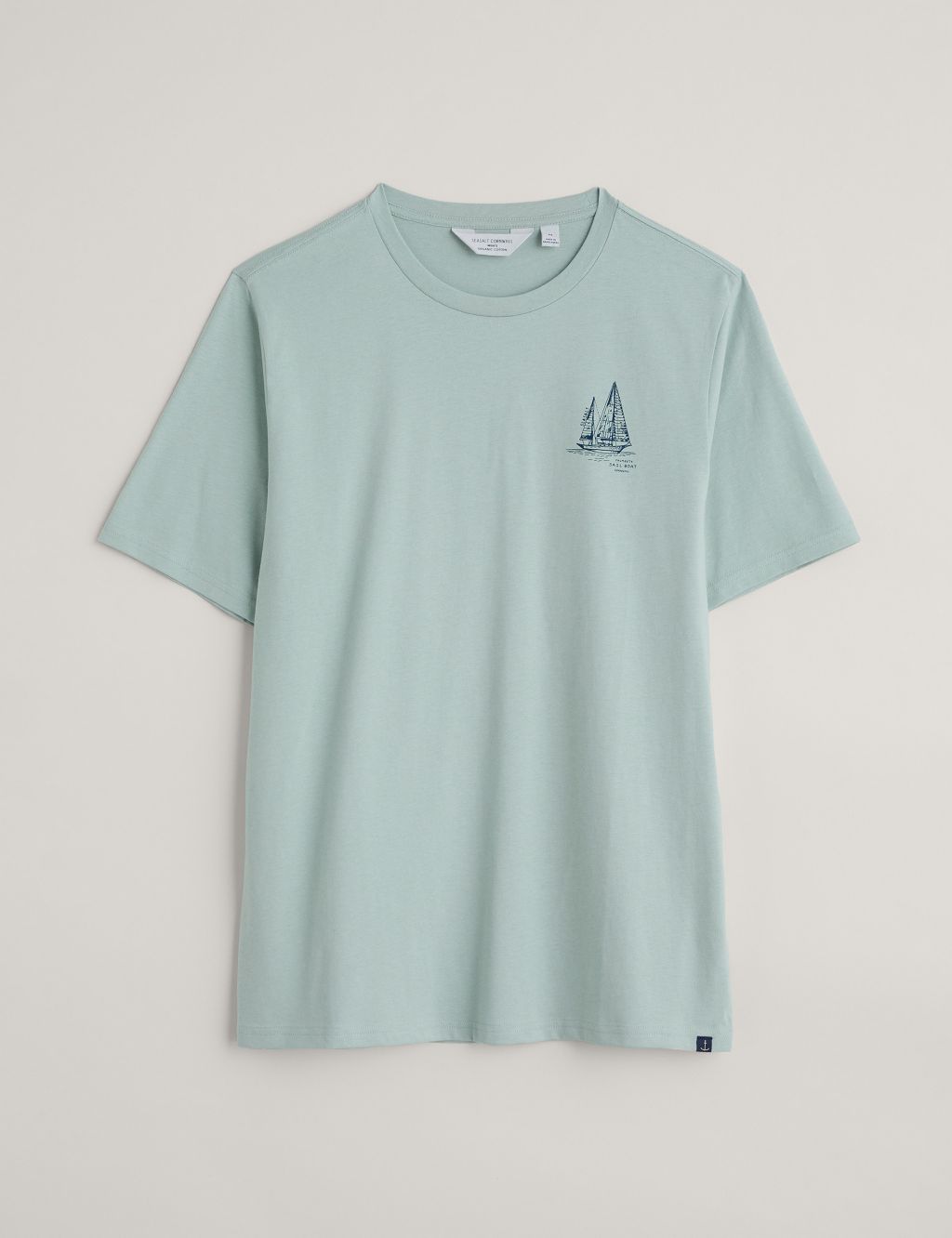 Organic Cotton Boat Graphic T-Shirt 1 of 5