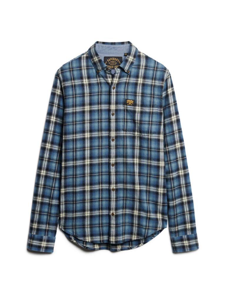 Organic Cotton Check Flannel Shirt 2 of 7