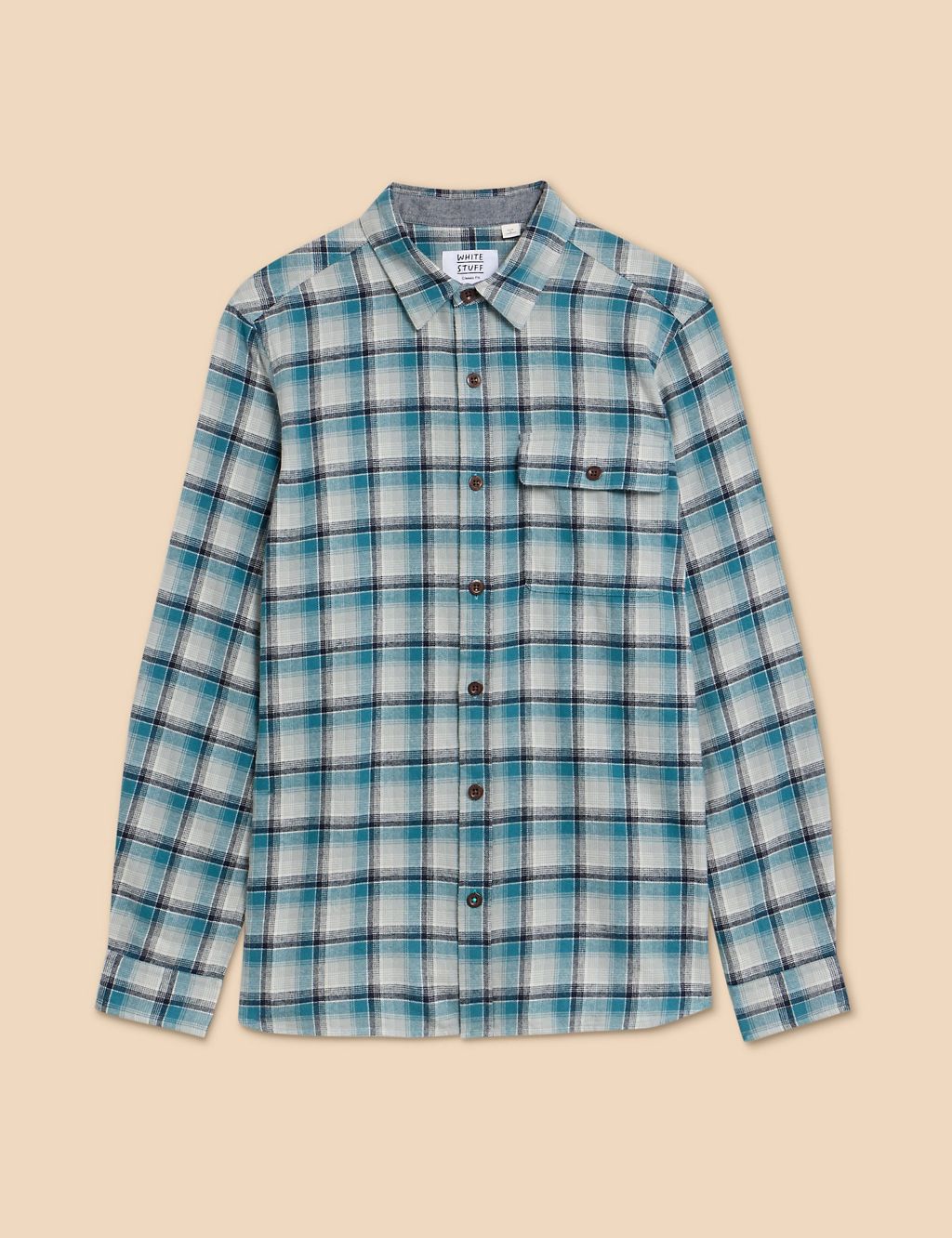 Organic Cotton Check Flannel Shirt 1 of 6