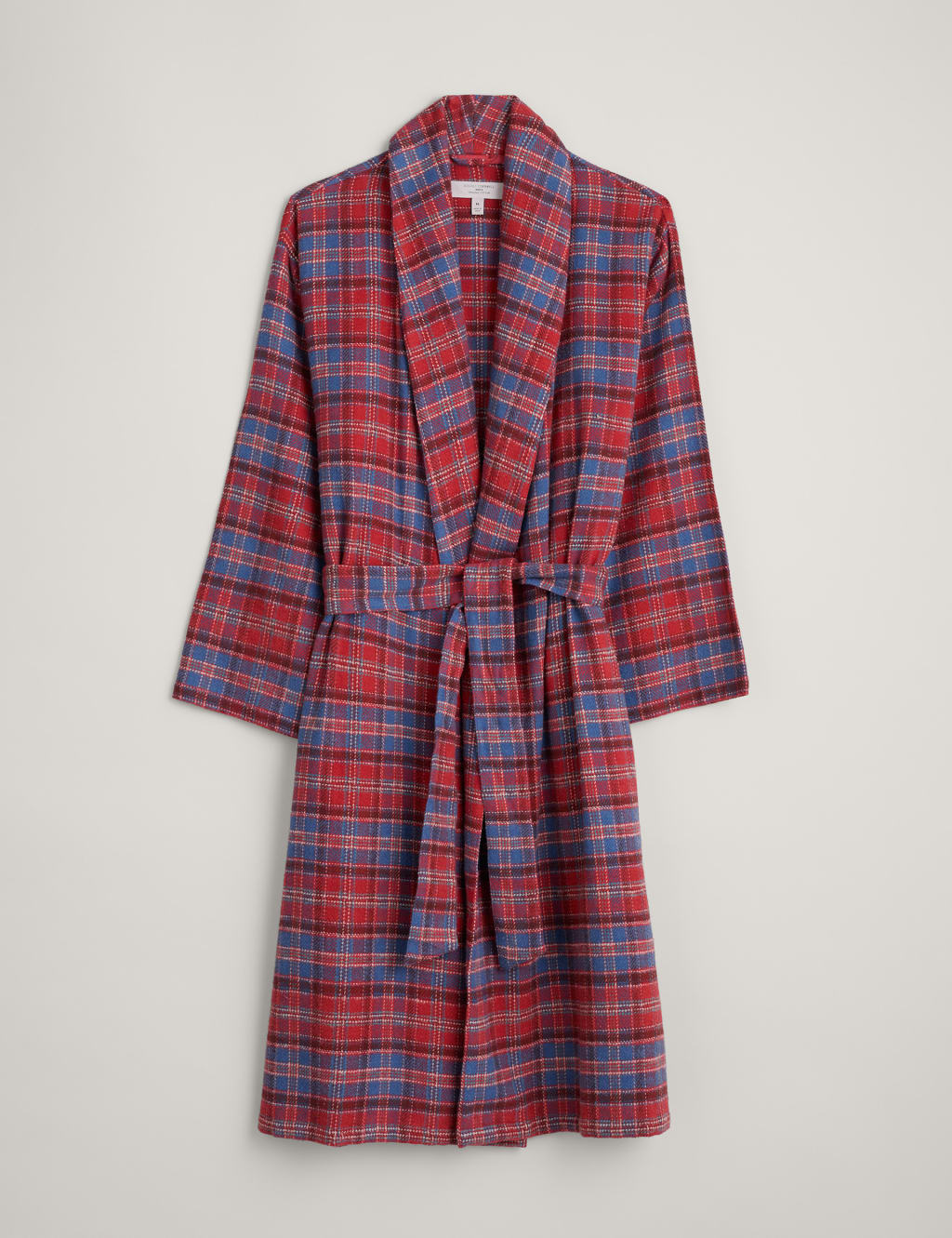 Organic Cotton Checked Dressing Gown Seasalt Cornwall M&S
